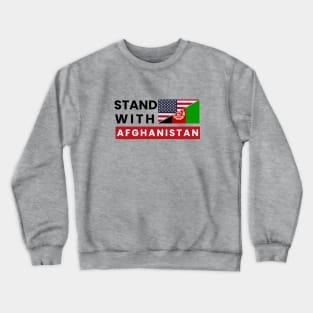 Stand with Afghanistan (light background) Crewneck Sweatshirt